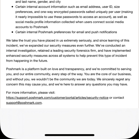 Poshmark Security Breach - Picture 2 of 2